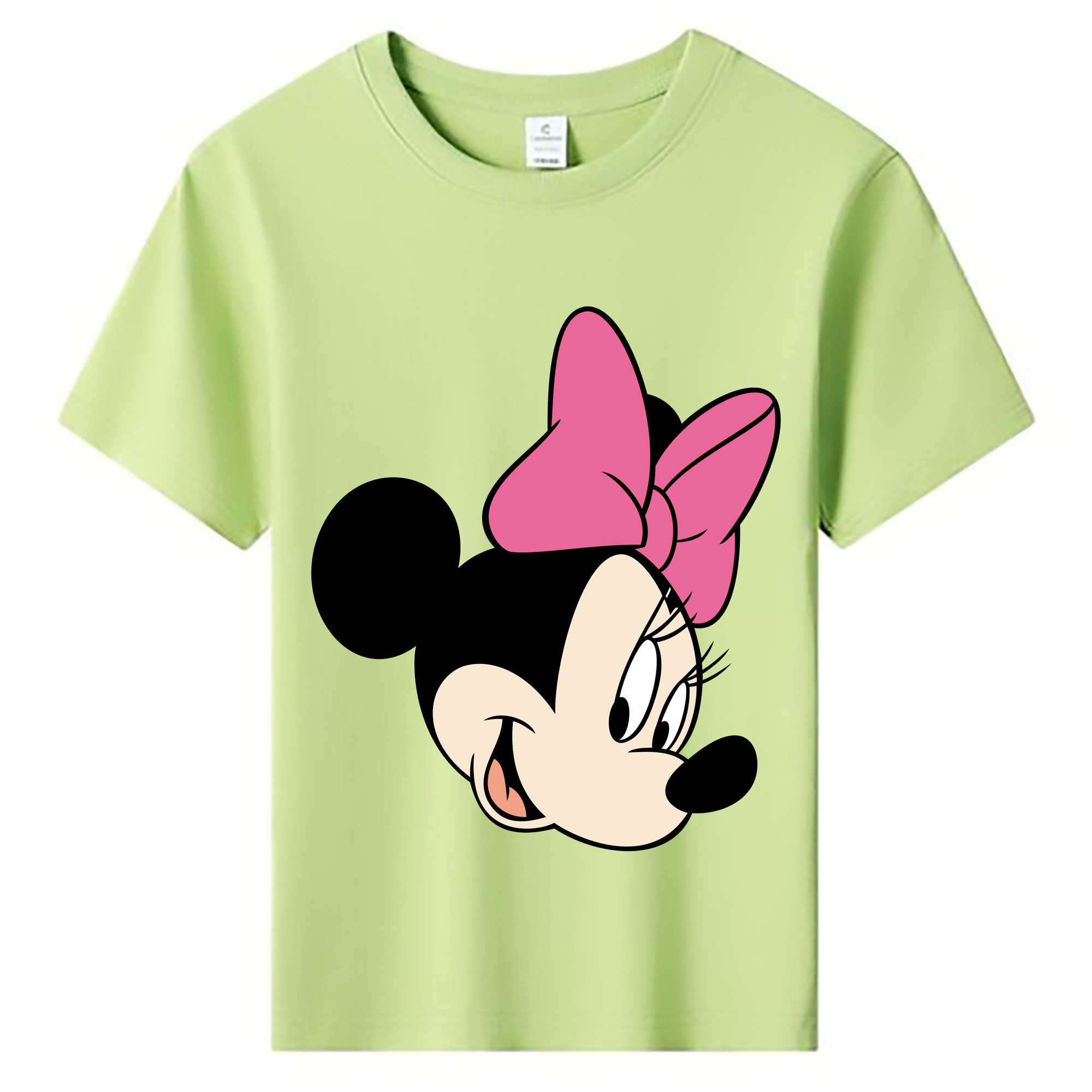 ミッキーマウス Mickey Mouse 綿100％キッズTシャツ（フロントプリント）